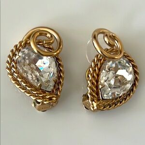 Napier Vintage Tear Drop Earrings